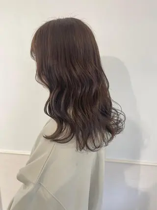 セミロング カラー GOODDAY ヘアサロンのヘアスタイル
