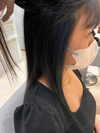 ミディアム カラー パーマ ヘアアレンジ メンズ キッズ ネイル マツエク・マツパ アイブロウ 堀井 凌平のヘアスタイル