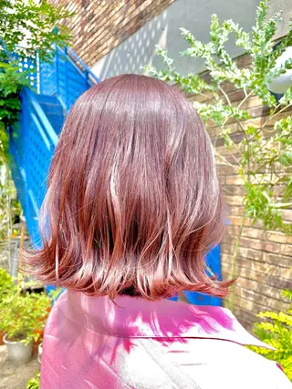 ショート カラー 二ヶ月綺麗が続く デザイン/星野六三四のヘアスタイル