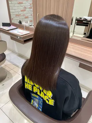 ミディアム パーマ 菊池 遼/透明感 /韓国レイヤー/艶感のヘアスタイル