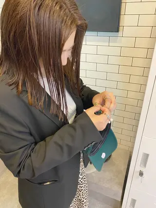 ミディアム カラー ヘアアレンジ Kawaguchi Arisaのヘアスタイル