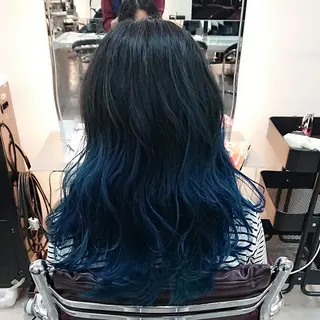 セミロング カラー 艶髪サラサラカラー 🌈前原健吾のヘアスタイル