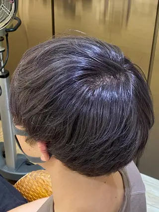 カラー メンズ 赤本悠斗波巻きパーマ メンズパーマのヘアスタイル