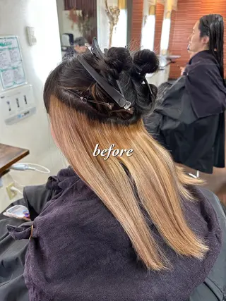 ロング カラー インナーカラー指名 No.1菊池柊真のヘアスタイル