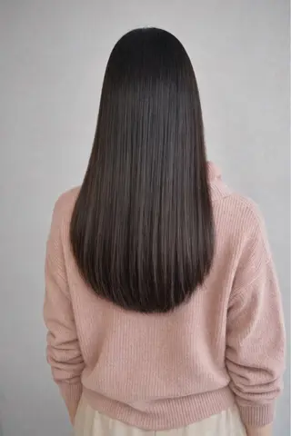 ロング パーマ よしなり あみのヘアスタイル