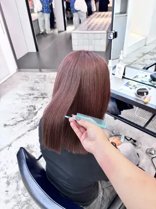 ロング カラー メンズ 🎀モテ暖色× エクステ🎀あかりのヘアスタイル