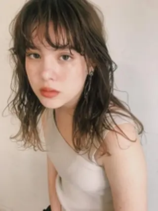 ミディアム カラー Garret 新宿店【ギャレット】所属・⛑️髪質改善請負人 ⛑️ヤマザキタカヒトのヘアスタイル