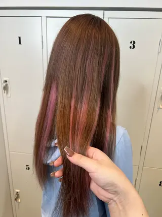 ロング カラー いろあそび所属・12月限定🉐カット モデル募集🉐のヘアスタイル