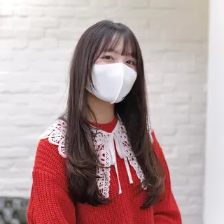 ロング カラー パーマ ウルフ/レイヤー /髪質改善　ナユタのヘアスタイル