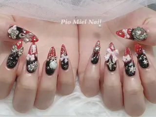 ネイル HANA 長さだしのネイルデザイン