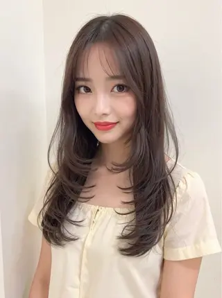 ロング パーマ nex  the salon vlow所属・美髪矯正特化美容師✨ あんりのヘアスタイル