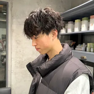 パーマ メンズ yui 🎀 Men's 特化のヘアスタイル