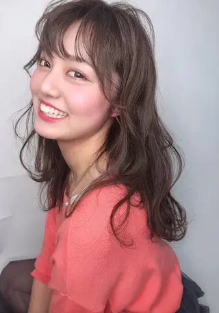 セミロング 大嶋 伸吾のヘアスタイル