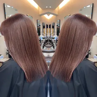 セミロング カラー メイク/ケアカラー 🐬HIKARU🐬のヘアスタイル