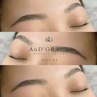 アイブロウ AnD'GRACE 竹中のマツエク・マツパデザイン