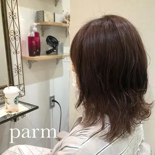 ミディアム パーマ MYA 🤍kanaのヘアスタイル