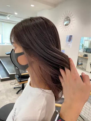 カラー 京都美容師 塩のヘアスタイル