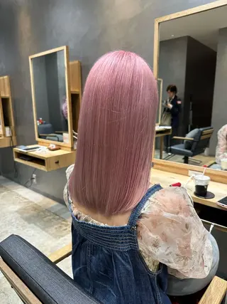 ミディアム カラー 中川 諒祐のヘアスタイル