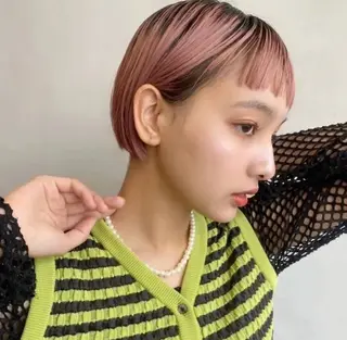 ショート ブリーチ/ハイトーン /心斎橋/カノンのヘアスタイル