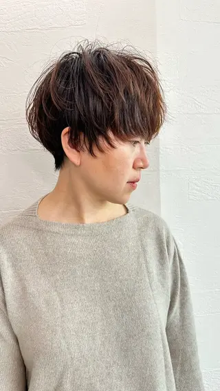 ショート パーマ ✂️大人のデザイン vivid✂️のヘアスタイル