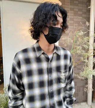 パーマ パーマ/透明感カラー 小松のヘアスタイル