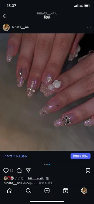 ネイル yoshinami hinataのネイルデザイン