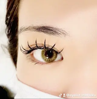 マツエク・マツパ クラージュ所属・COURAGE ゆうのマツエク・マツパデザイン