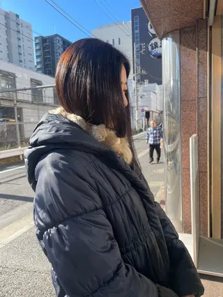 セミロング カラー 髪質改善/Bloss om🌷高橋沙衣のヘアスタイル