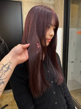 カラー sora/ハイトーン /透明感カラー🫧のヘアスタイル