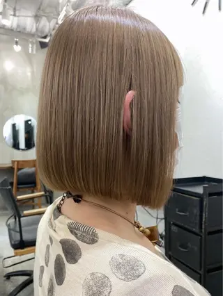 ショート カラー 韓国/ハイトーン/ ボブ🎀MIKU🎀のヘアスタイル