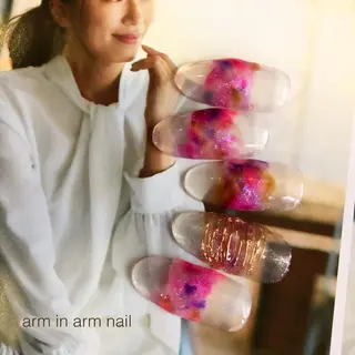 ネイル arm in arm ︎✿Yamamotoのマツエク・マツパデザイン