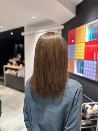 セミロング カラー 菅原 佑月のヘアスタイル