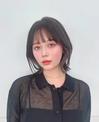 ミディアム カラー パーマ 🍀本格ヘッドスパ 👑髪質改善🍀英司のヘアスタイル