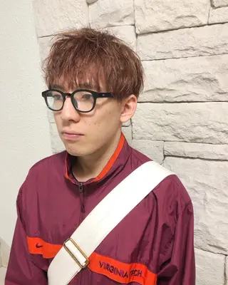 カラー ヘアアレンジ メンズ ainico+所属・メンズ特化✂️栗原 侑也のヘアスタイル