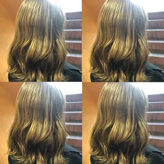 ミディアム カラー Minami. 🩵 再現性特化ヘアのヘアスタイル