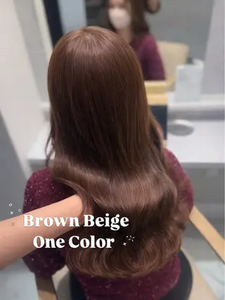 セミロング カラー 梅田 / ハイトーン Shionのヘアスタイル