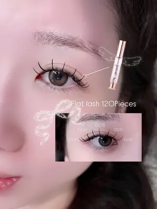 マツエク・マツパ ♡🎀束感まつげ/ rua🎀♡のマツエク・マツパデザイン