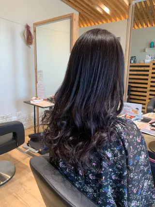 ロング カラー 関口 友行のヘアスタイル