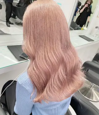 ロング カラー 髪質改善/ハイトーン /新宿/Takutoのヘアスタイル