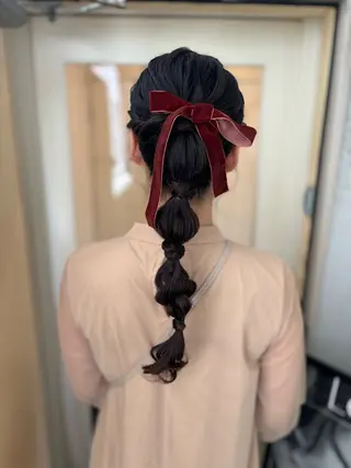 ヘアアレンジ LOOPER &..所属・eye.hair　◎ akiのマツエク・マツパデザイン