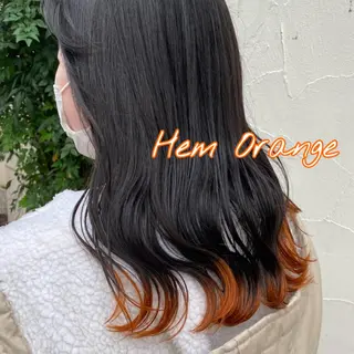 セミロング カラー CYAN.栄店所属・パーマ/髪質改善 【榎本千夏】のヘアスタイル