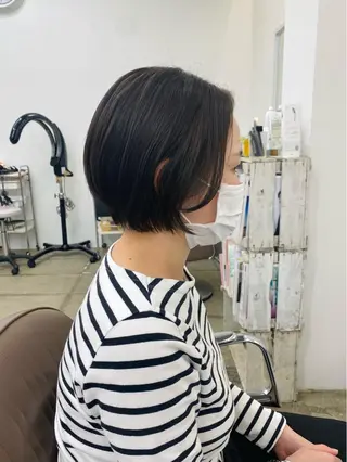 ショート カラー サトウ リョウのヘアスタイル