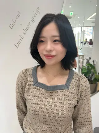 ショート 透明感カラー🍃 レイヤースタイル✨葵のヘアスタイル