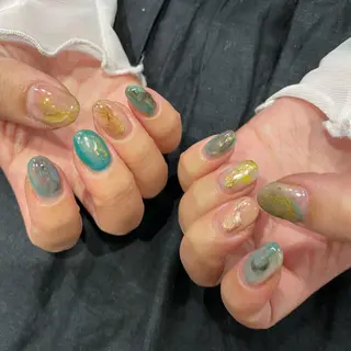 ネイル AMI ウルフパーマ/メンズのヘアスタイル