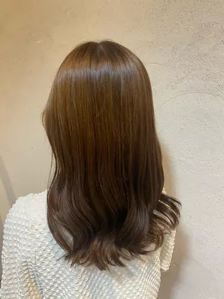 ロング カラー 竹添 有梨沙のヘアスタイル