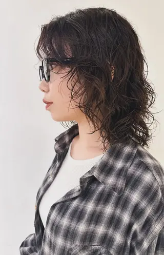 パーマ 韓国風 レイヤー/seiyaのヘアスタイル