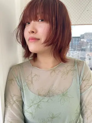 ミディアム カラー ロカリタ　河原町三条所属・🌐👽フクイ キララ🌎💎のヘアスタイル