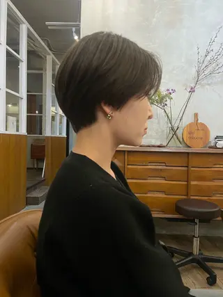 ショート 🍁ロングパーマ.ニ ュアンス🍁陸来のヘアスタイル