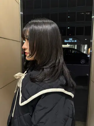 ミディアム 酸性ストレート/ ちさとのヘアスタイル