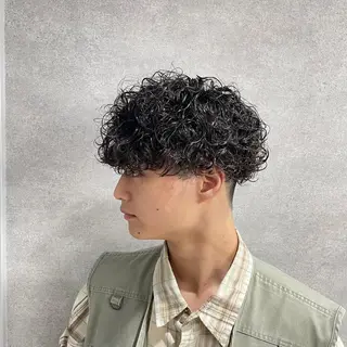 ショート カラー パーマ ヘアアレンジ メンズ キッズ ネイル マツエク・マツパ アイブロウ 仕上がり満足度No. 1🔥BLUCK🔥のヘアスタイル